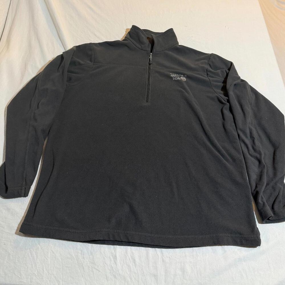 Mountain Hardwear Men's Quarter 1/4 Zip‎ Fleece Jacket Size Large